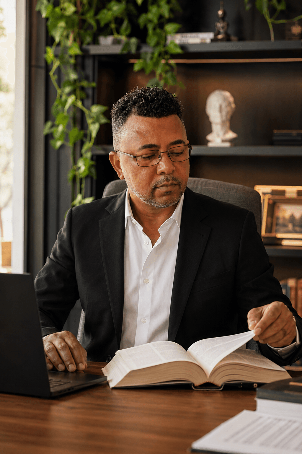 Edson Leandro — Terapeuta TRG em seu consultório